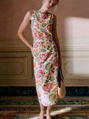 Sezane Norma Skirt Aria Print - Size 2